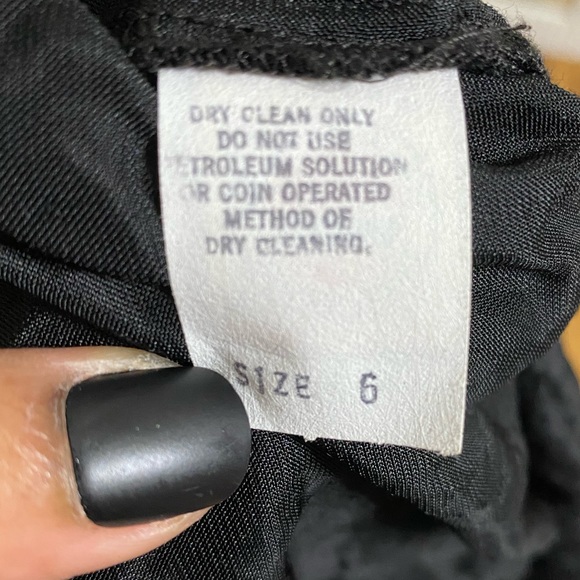 Vintage Ricki Lang for Nuit Black Velvet Cocktail Dress - Picture 5 of 6